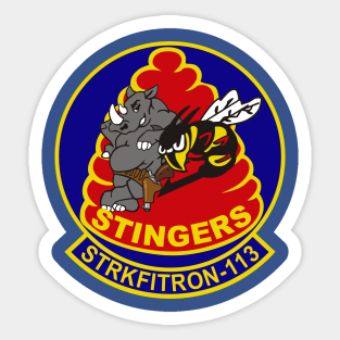 F/A18 Rhino - VFA113 Stingers Sticker